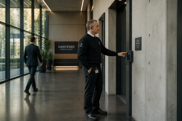 Sécurité immeuble tertiaire Courbevoie